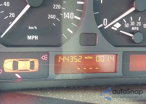 2004 BMW 325I z USA, uszkodzony, nr VIN WBAET37434NJ44199